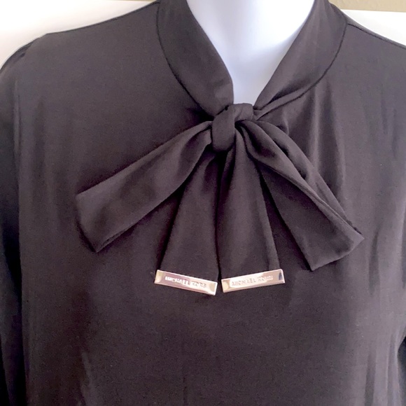 MICHAEL KORS BLACK BLOUSE - Picture 4 of 12